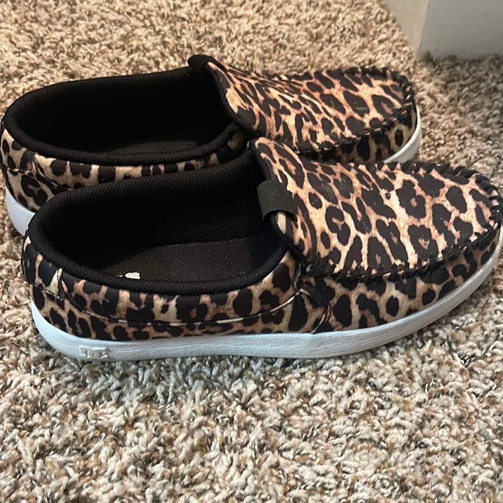 DC villain leopard shoes